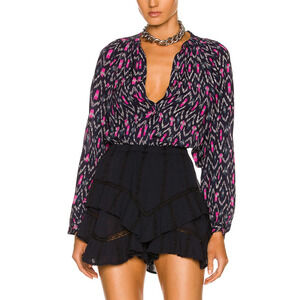 Isabel Marant �toile 'Aurora' Blue Top Size 40